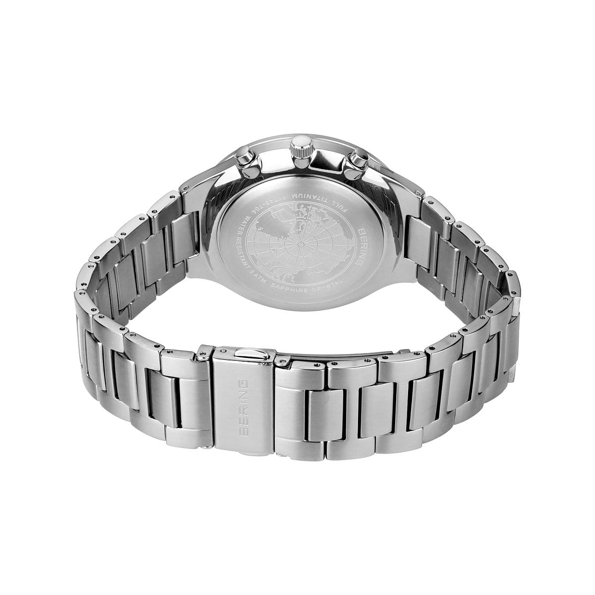Titan Chrono | brushed silver | 11743-704