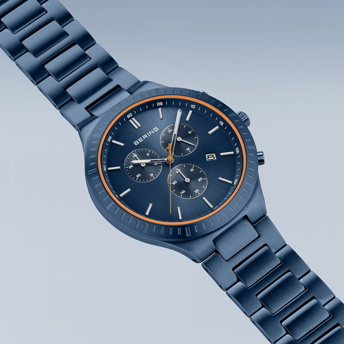 Titan Chrono | brushed blue | 11743-797