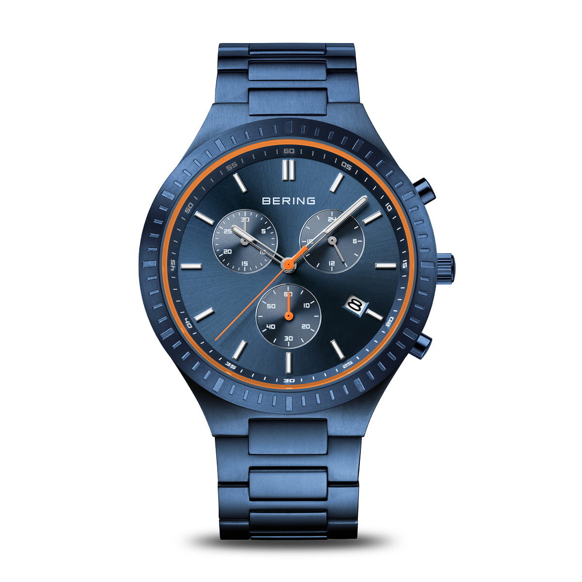 Titan Chrono | brushed blue | 11743-797