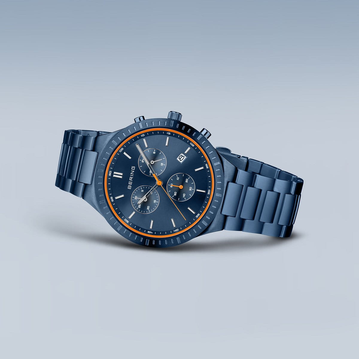 Titan Chrono | brushed blue | 11743-797