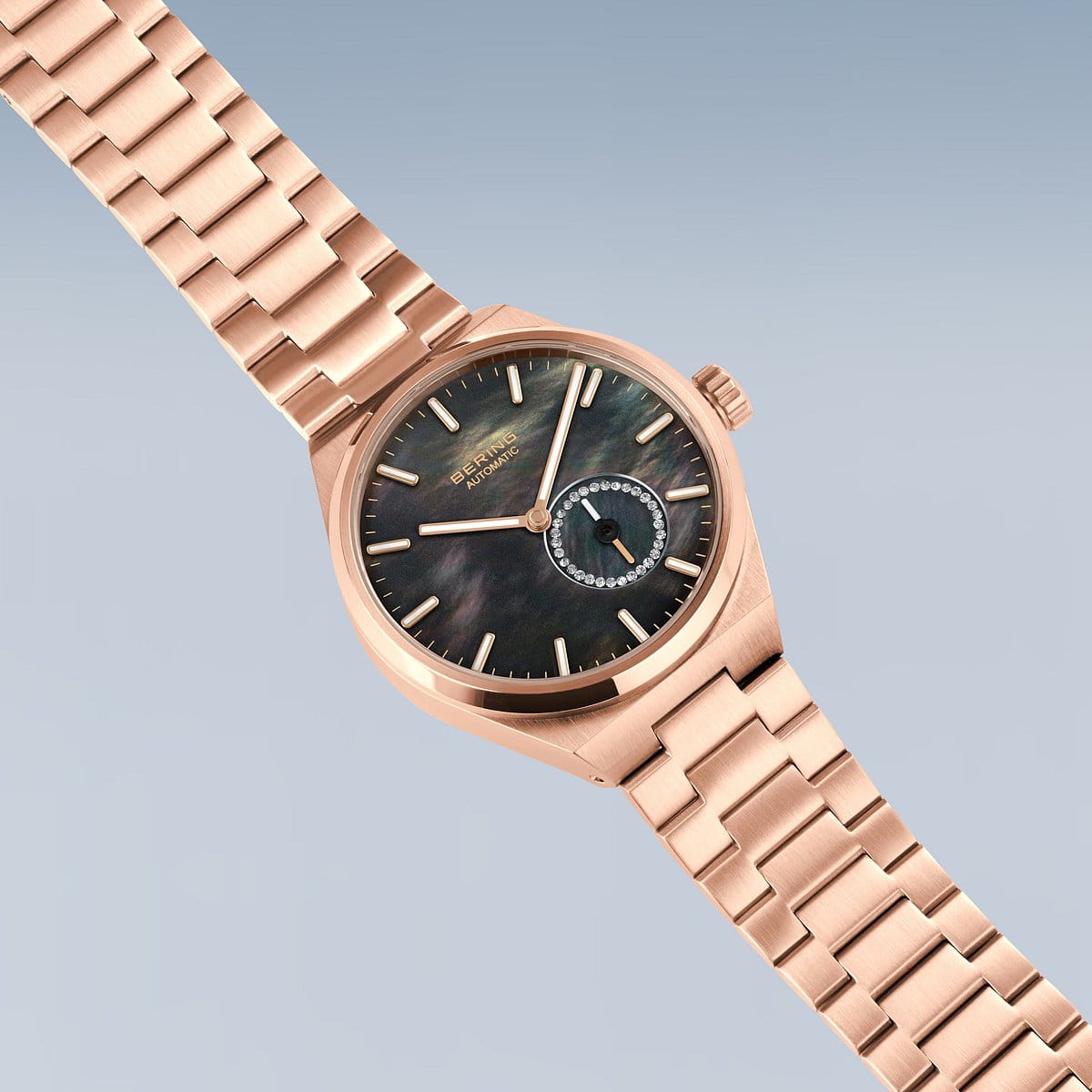 Automatic | brushed rose gold | 19435-762